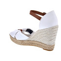 Sandalias Tommy Hilfiger zapatos Mujer modelo Basic Open Toe Beige Hebilla