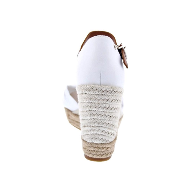 Sandalias Tommy Hilfiger zapatos Mujer modelo Basic Open Toe Beige Hebilla