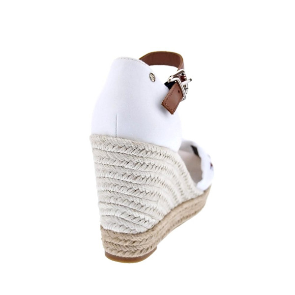 Sandalias Tommy Hilfiger zapatos Mujer modelo Basic Open Toe Beige Hebilla