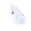 Zapatillas Tommy Hilfiger zapatos Mujer modelo Tjw Flatform Blanco Cordón