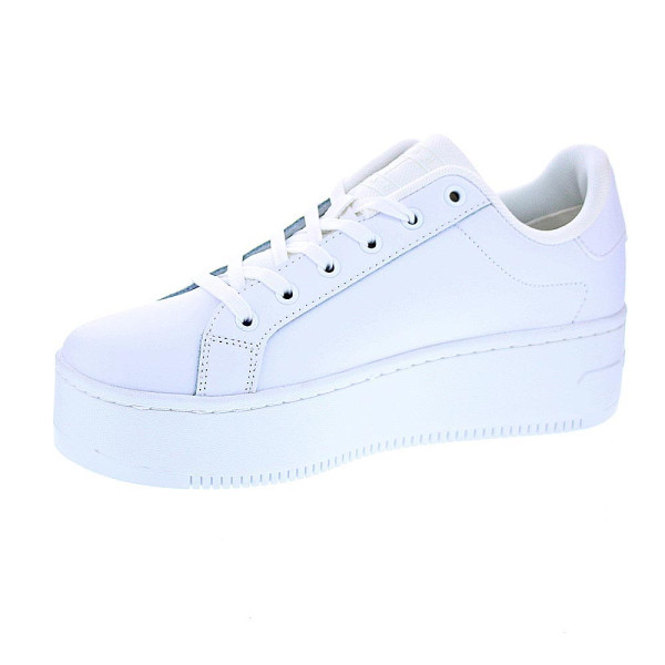 Zapatillas Tommy Hilfiger zapatos Mujer modelo Tjw Flatform Blanco Cordón