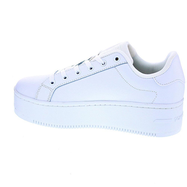 Zapatillas Tommy Hilfiger zapatos Mujer modelo Tjw Flatform Blanco Cordón