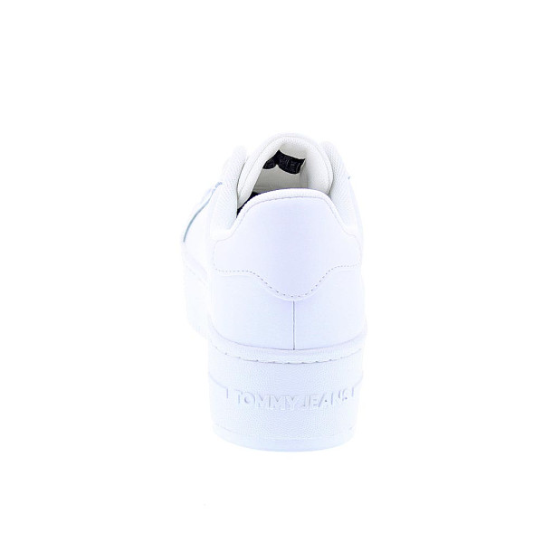 Zapatillas Tommy Hilfiger zapatos Mujer modelo Tjw Flatform Blanco Cordón