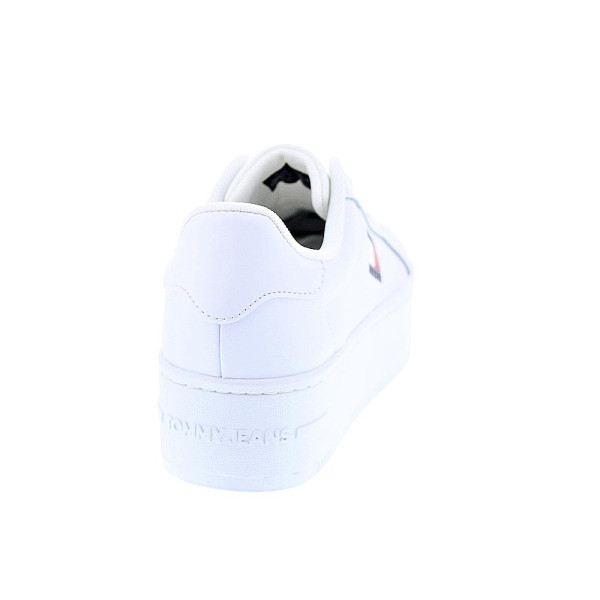 Zapatillas Tommy Hilfiger zapatos Mujer modelo Tjw Flatform Blanco Cordón