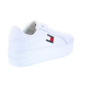 Zapatillas Tommy Hilfiger zapatos Mujer modelo Tjw Flatform Blanco Cordón
