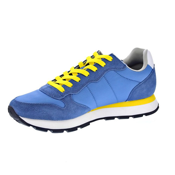 Zapatillas Sun68 AX zapatos Hombre modelo Tom Solid Azul Cordón