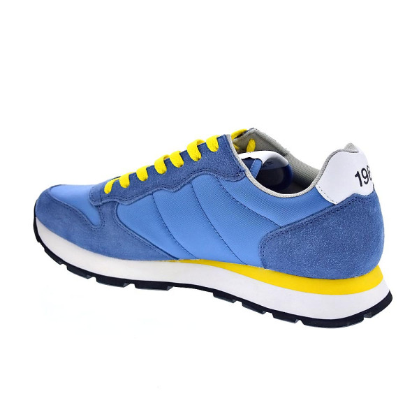Zapatillas Sun68 AX zapatos Hombre modelo Tom Solid Azul Cordón