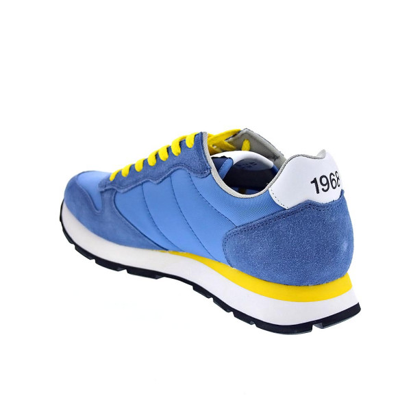 Zapatillas Sun68 AX zapatos Hombre modelo Tom Solid Azul Cordón