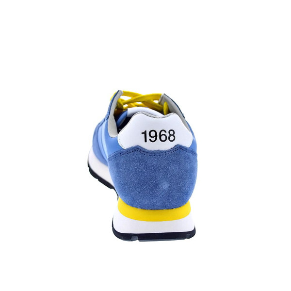 Zapatillas Sun68 AX zapatos Hombre modelo Tom Solid Azul Cordón