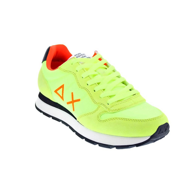 Zapatillas Sun68 AX zapatos Hombre modelo Tom Solid Amarillo Cordón