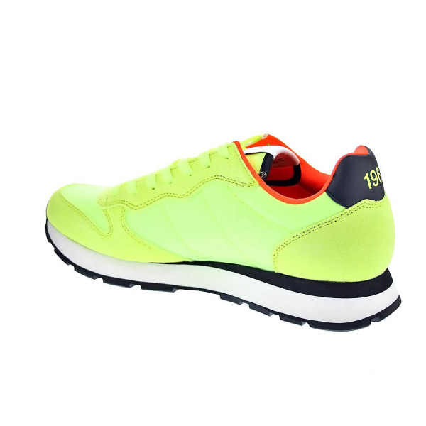 Zapatillas Sun68 AX zapatos Hombre modelo Tom Solid Amarillo Cordón