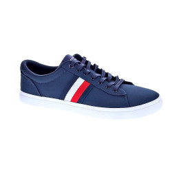 Zapatillas Tommy Hilfiger zapatos Hombre modelo Iconic Vulc Azul Cordón 2