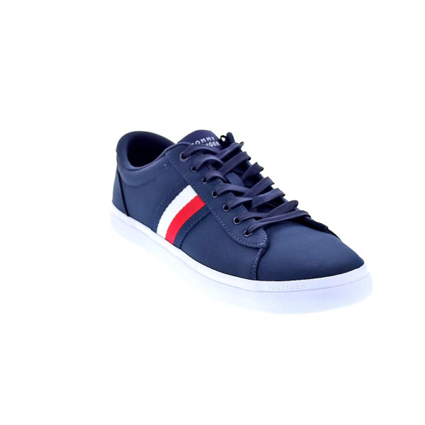 Zapatillas Tommy Hilfiger zapatos Hombre modelo Iconic Vulc Azul Cordón