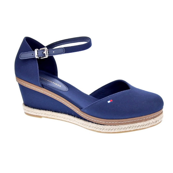 Sandalias Tommy Hilfiger zapatos Mujer modelo Basic Closed Azul Hebilla
