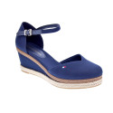 Sandalias Tommy Hilfiger zapatos Mujer modelo Basic Closed Azul Hebilla