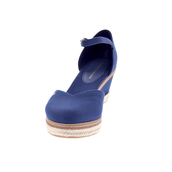 Sandalias Tommy Hilfiger zapatos Mujer modelo Basic Closed Azul Hebilla