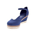 Sandalias Tommy Hilfiger zapatos Mujer modelo Basic Closed Azul Hebilla