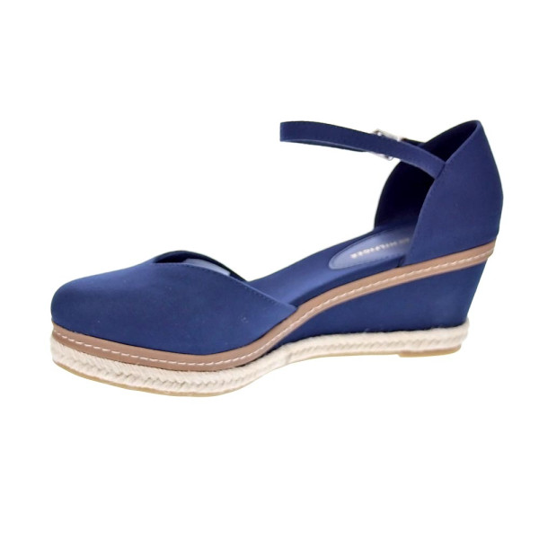 Sandalias Tommy Hilfiger zapatos Mujer modelo Basic Closed Azul Hebilla