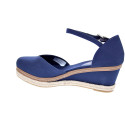 Sandalias Tommy Hilfiger zapatos Mujer modelo Basic Closed Azul Hebilla