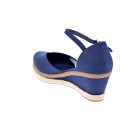 Sandalias Tommy Hilfiger zapatos Mujer modelo Basic Closed Azul Hebilla