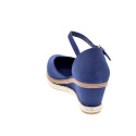 Sandalias Tommy Hilfiger zapatos Mujer modelo Basic Closed Azul Hebilla