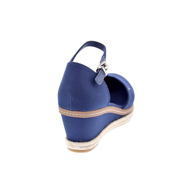 Sandalias Tommy Hilfiger zapatos Mujer modelo Basic Closed Azul Hebilla
