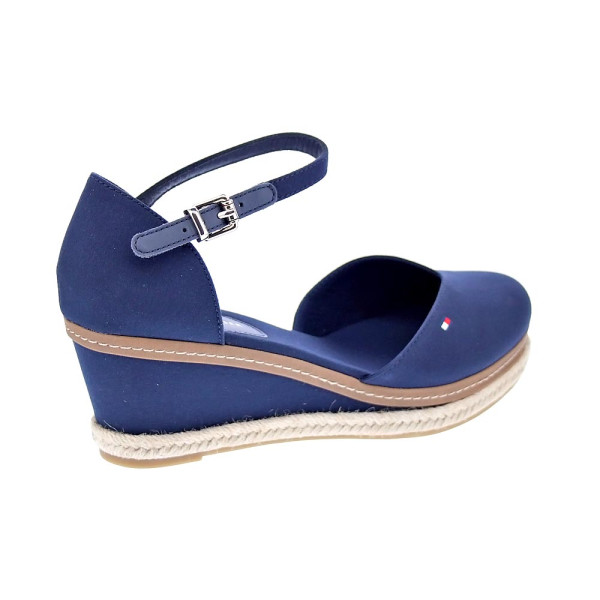 Sandalias Tommy Hilfiger zapatos Mujer modelo Basic Closed Azul Hebilla