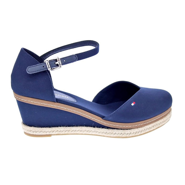 Sandalias Tommy Hilfiger zapatos Mujer modelo Basic Closed Azul Hebilla