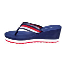 Chanclas Tommy Hilfiger zapatos Mujer modelo Corporate Wedge Rojo 