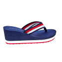 Chanclas Tommy Hilfiger zapatos Mujer modelo Corporate Wedge Rojo 