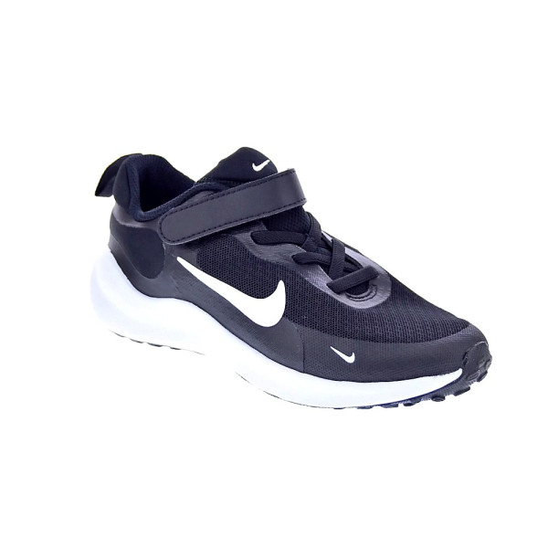 Zapatillas Nike zapatos Niño modelo Revolution 7 Negro Velcro