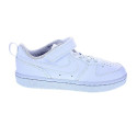 Zapatillas Nike zapatos Niño modelo Court Borought velcro Blanco Velcro