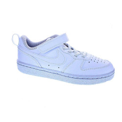 Zapatillas Nike zapatos Niño modelo Court Borought velcro Blanco Velcro 2