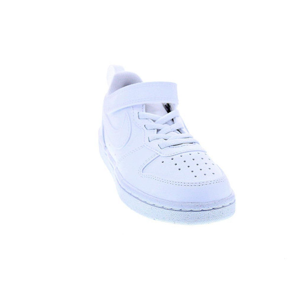 Zapatillas Nike zapatos Niño modelo Court Borought velcro Blanco Velcro