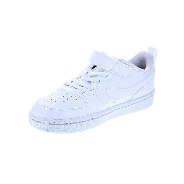 Zapatillas Nike zapatos Niño modelo Court Borought velcro Blanco Velcro