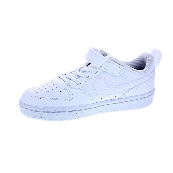 Zapatillas Nike zapatos Niño modelo Court Borought velcro Blanco Velcro