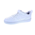 Zapatillas Nike zapatos Niño modelo Court Borought velcro Blanco Velcro