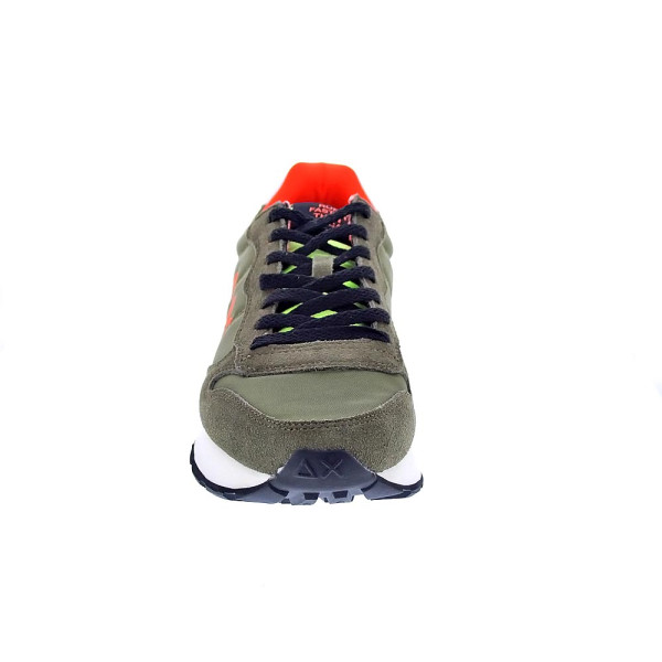 Zapatillas Sun68 AX zapatos Hombre modelo Tom Fluo Verde Cordón