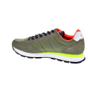 Zapatillas Sun68 AX zapatos Hombre modelo Tom Fluo Verde Cordón