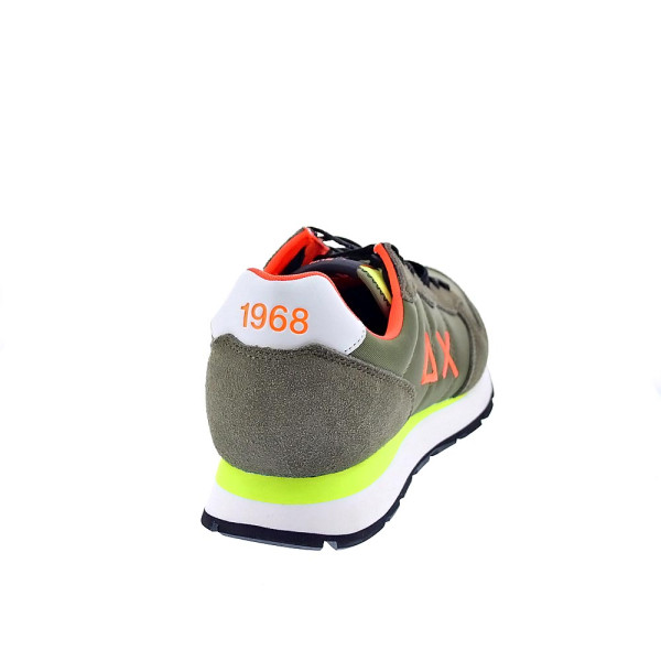 Zapatillas Sun68 AX zapatos Hombre modelo Tom Fluo Verde Cordón