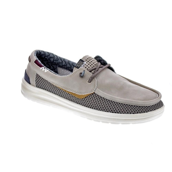 Mocasines Hey Dude zapatos Hombre modelo Welsh Grip Beige Cordón