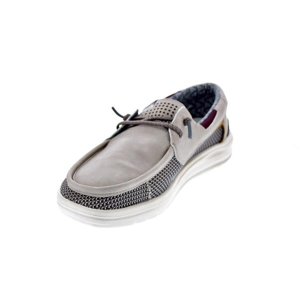 Mocasines Hey Dude zapatos Hombre modelo Welsh Grip Beige Cordón
