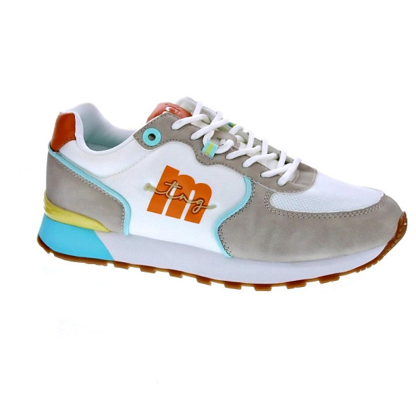 Zapatillas Mtng zapatos Mujer modelo Theda Blanco Cordón