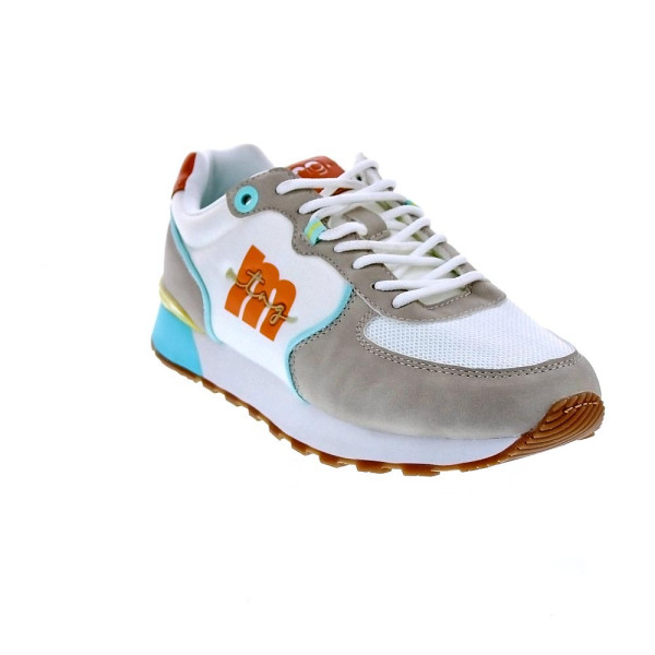 Zapatillas Mtng zapatos Mujer modelo Theda Blanco Cordón