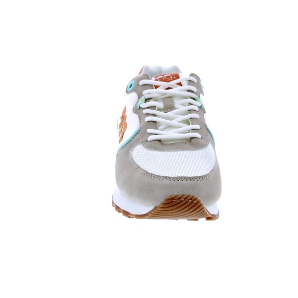 Zapatillas Mtng zapatos Mujer modelo Theda Blanco Cordón