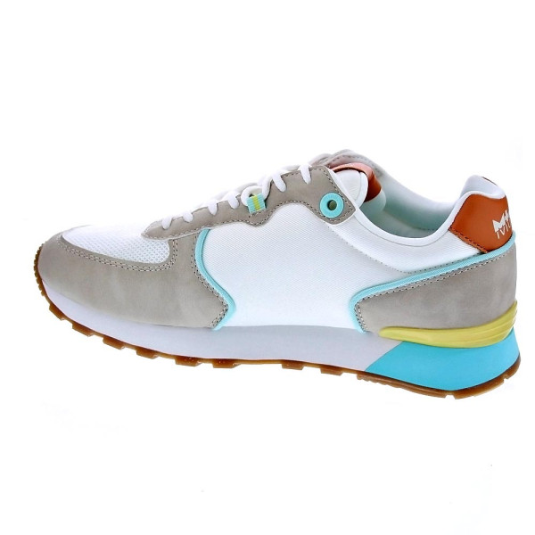 Zapatillas Mtng zapatos Mujer modelo Theda Blanco Cordón