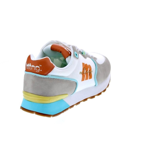 Zapatillas Mtng zapatos Mujer modelo Theda Blanco Cordón