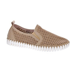 Mocasines Ilse Jacobsen zapatos Hombre modelo Tulip 140 Beige  2