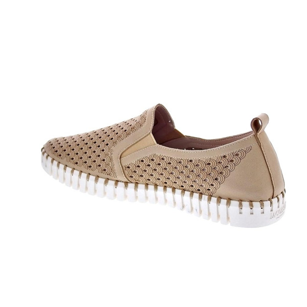 Mocasines Ilse Jacobsen zapatos Hombre modelo Tulip 140 Beige 