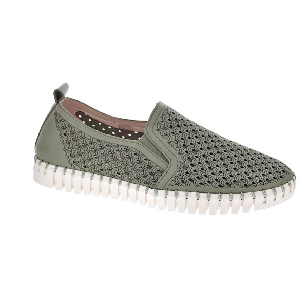 Mocasines Ilse Jacobsen zapatos Hombre modelo Tulip 140 Verde 